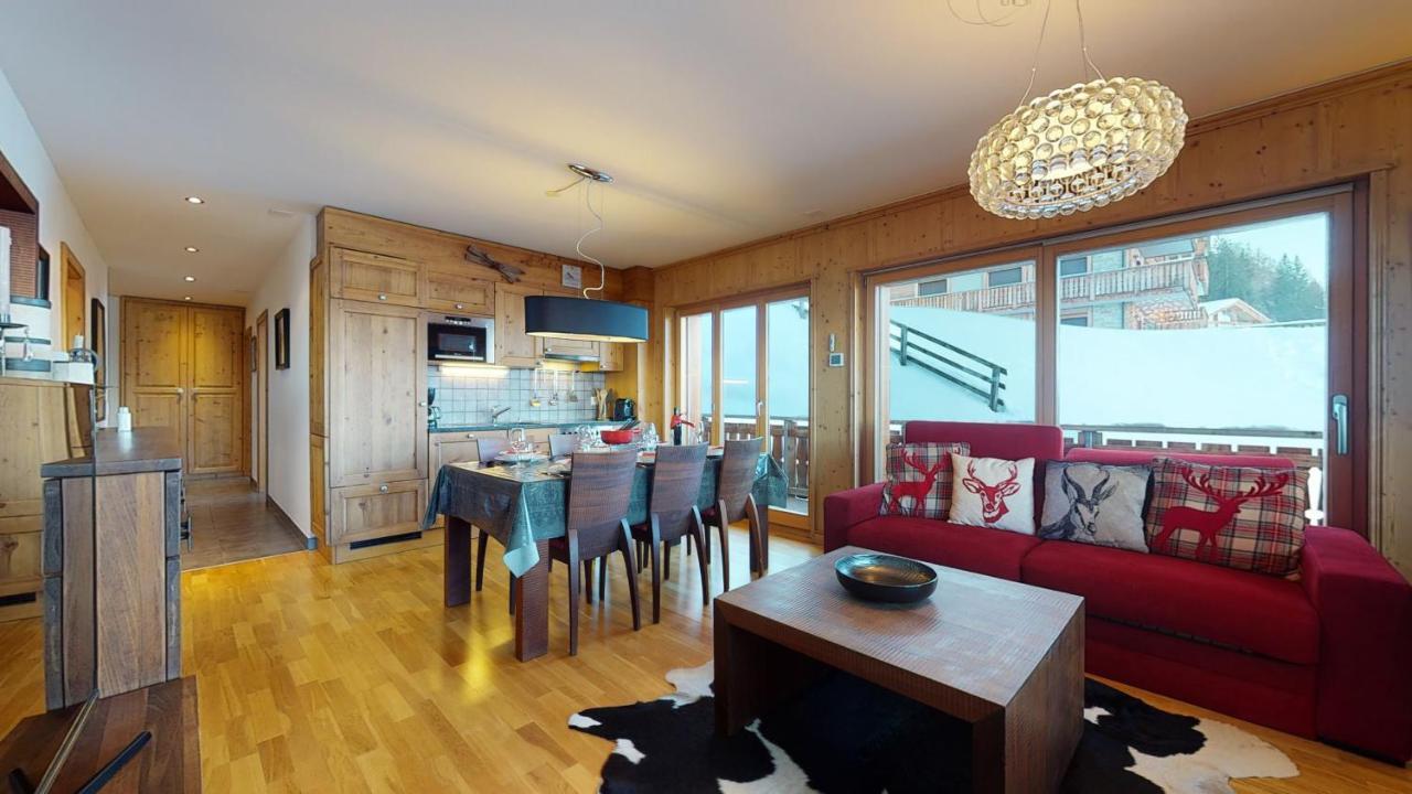 Hauts De Veysonnaz Sauna & View Apartments المظهر الخارجي الصورة