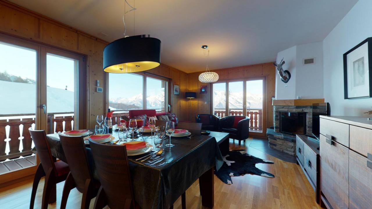 Hauts De Veysonnaz Sauna & View Apartments المظهر الخارجي الصورة